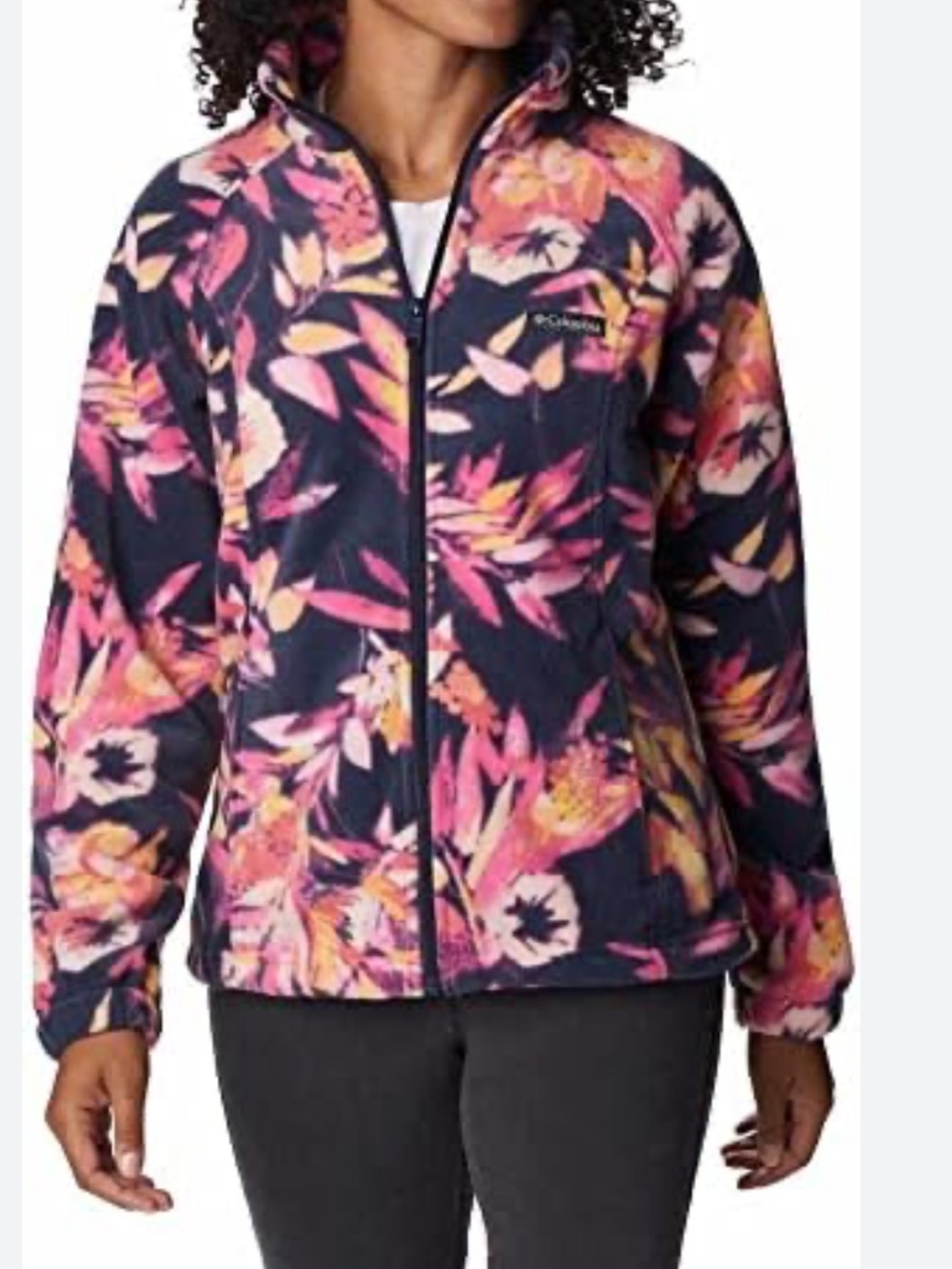 Columbia Women's Benton Springs Printed Full Zip Jacket 3X